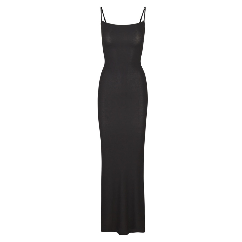 SKIMS NWT - BEST SELLER - SOFT LOUNGE LONG SLIP DRESS, Women's Size M in black
